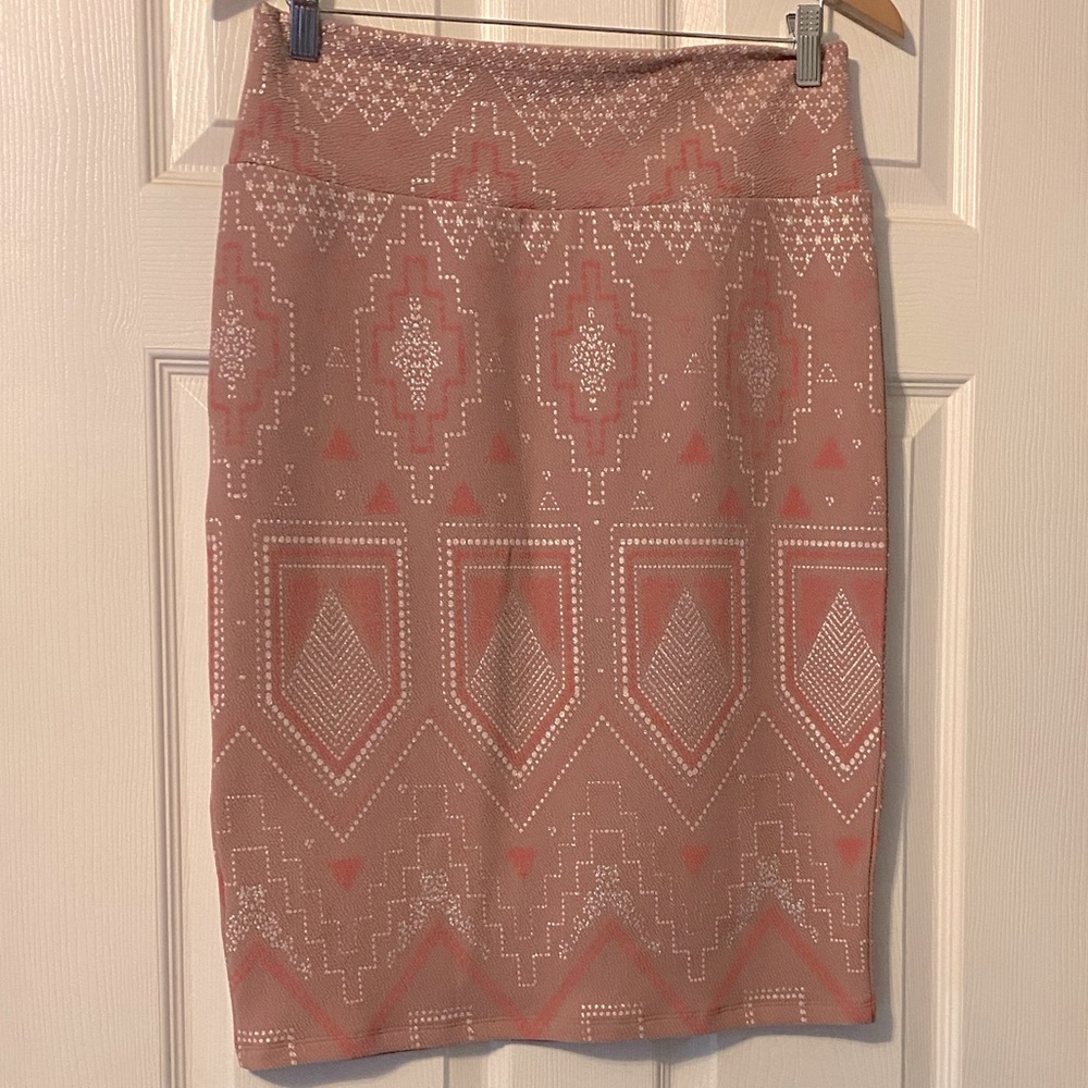 Mauve Cassie Skirt with Shimmer Embellishment